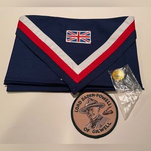 LOT OF BRITISH SCOUT MEMORABILIA.